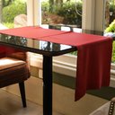 Ver imagem 4 de Trilho de Mesa Vermelho - Poliéster, 40x120cm