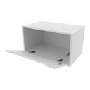 Ver imagem 4 de Gabinete Banheiro Suspenso 60cm com 1 Porta Multimóveis CR10123 Branco