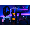 Ver imagem 3 de Suporte para Dois Controles e Headset com Design Compacto Ideal para Mesa Gamer ou Escritório - Bran