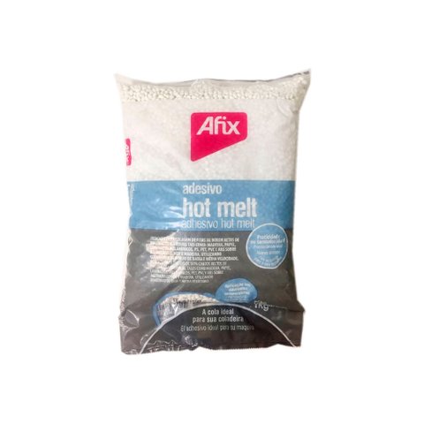 Cola Hot Melt Branca Baixa Temperatura Afix 1824 para Coladeiras de Bordas 01 Kg Artecola