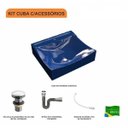 Ver imagem 3 de Kit Cuba Q440 com Válvula Click 1"g Pol. e Sifão Cromado e Flexível Compace
