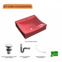 Ver imagem 3 de Kit Cuba Q440 com Válvula Click 1"g Pol. e Sifão Cromado e Flexível Compace