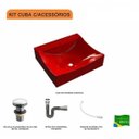 Ver imagem 3 de Kit Cuba Q440 com Válvula Click 1"g Pol. e Sifão Cromado e Flexível Compace