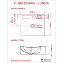 Ver imagem 7 de Kit Cuba Q440 com Válvula Click 1 Pol. Sifão Cromado e Flexível Compace