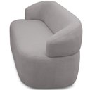 Ver imagem 6 de Sofá 2 Lugares Orgânico Sala de Estar Living 140cm Carmen F04 Veludo Cinza - Lyam Decor