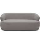 Ver imagem 3 de Sofá 2 Lugares Orgânico Sala de Estar Living 140cm Carmen F04 Veludo Cinza - Lyam Decor