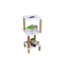 Ver imagem 1 de Mesa de Cabeceira Montantes 26x26x64 Branca