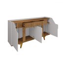 Ver imagem 6 de Balcão Buffet 4 Portas Danubio 180 cm Off White Naturalle Bechara