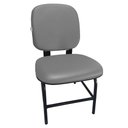 Ver imagem 1 de Cadeira Cadeirão Reforçado Plus Size 180 Kg Anatômica Courvin Cinza