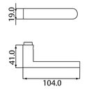 Ver imagem 3 de Fechadura 880 Residence Interna St1r Ros325 40mm Inox Polido La Fonte