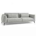 Ver imagem 3 de Sofá Living 3 Lugares Bouclê 210cm Cinza Siena