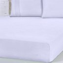 Ver imagem 4 de Lençol Queen Bella Cama Malha 100% Algodão 158x198x35cm Branco