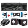 Teclado + Mouse Óptico Usb + Caixa Som Pc Desktop Computador Homologação: 149822010251 - 5