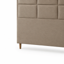 Ver imagem 4 de Cabeceira para Cama King Estofada 1,93 m Alice Vilajo – Suede Camurça