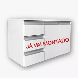 Gabinete Suspenso Banheiro Super Luxo 3 Gavetas 2 Portas + Suporte Ecopux Ecogbs - Ecoplanejados - 2 Gabinete Suspenso Banheiro Super Luxo 3 Gavetas 2 Portas + Suporte Ecopux Ecogbs - Ecoplanejados - 2