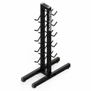 Ver imagem 2 de Suporte de Halter Athletic Advanced para 5 Pares até 30kg Total Organizador Semi-profissional