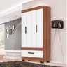 Guarda Roupas Tuboarte Nilo com 4 Portas 2 Gavetas com Pés 100% Mdf - 1