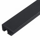 Ver imagem 1 de Rodapé Poliestireno Liso Black 240x3cm Preto