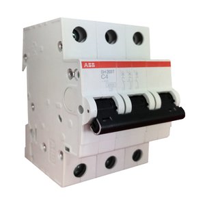 Mini Disjuntor | Tripolar 4a | Sh203 T-c4 | Abb