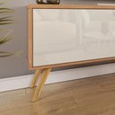 Ver imagem 6 de Rack com Painel Sevilla Led Efeito Ripado 3d para Tv até 70 Polegadas 183cm