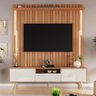 Rack com Painel Sevilla Led Efeito Ripado 3d para Tv até 70 Polegadas 183cm - 2