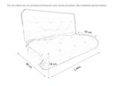 Ver imagem 7 de Colchão Futon Casal Dobrável Sofá Cama Bege