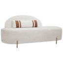 Ver imagem 1 de Sofá Orgânico 2 Lugares Living Maitê 1.80m Linho Bege Sofa Store