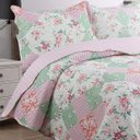 Ver imagem 2 de Kit Cobre Leito Colcha Queen 3 Peças Quarto Luxo Malta 07