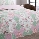 Ver imagem 3 de Kit Cobre Leito Colcha Queen 3 Peças Quarto Luxo Malta 07