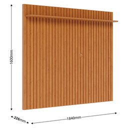 Rack Bancada Ambiene Studio com Painel para Tv Loft 1.8 Off White Nature - Imcal - 3