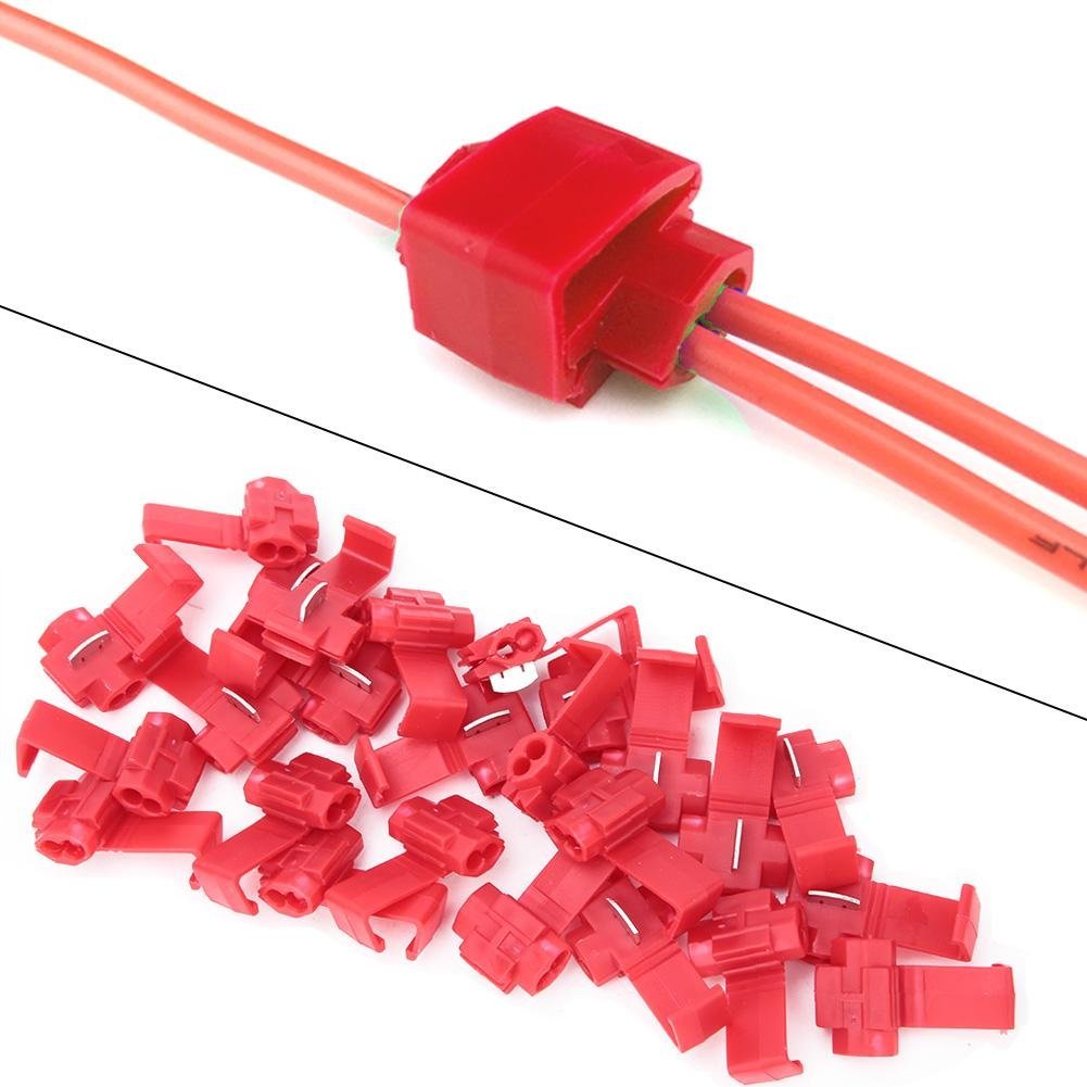 500 X Conector Derivação Emenda Fios Vermelho 0,5 a 1,5mm - 4