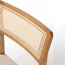 Ver imagem 7 de Kit 2 Cadeiras Lua de Madeira Maciça Nobre com Encosto em Tela - Facinatta Mel