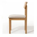 Ver imagem 5 de Kit 2 Cadeiras Lua de Madeira Maciça Nobre com Encosto em Tela - Facinatta Mel