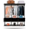 Guarda Roupa Closet Aramado Modulado Gaveta MDF 1,90m PT - 1