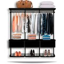Ver imagem 1 de Guarda Roupa Closet Aramado Modulado Gaveta MDF 1,90m PT