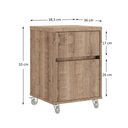 Ver imagem 5 de Armário Baixo Estilo Industrial 1 Porta 1 Gaveta Chess F04 Solanum - Mpozenato