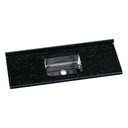 Ver imagem 1 de Pia de Cozinha Mármore Sintético 140x55cm com Cuba Aço Inox Multimóveis CR20473 