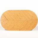 Ver imagem 7 de Mesa de Jantar 6 Lugares Orgânica Valência 180x100 Cm M04 Mel - Lyam Decor