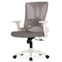 Ver imagem 1 de Cadeira Escritório Giratória Nr-17 Diretor Blm768d Blume Branco Tela Mesh Cinza Base Rodizio Nylon