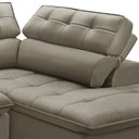 Ver imagem 6 de Sofá 3 Lugares Retrátil Reclinável Chaise Direito 243cm Solin F04 Veludo Amêndoa - Lyam Decor