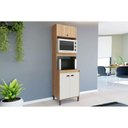 Ver imagem 1 de Paneleiro de Cozinha Torino C/ 3 Portas 63cm Mel/off White - Movelbento