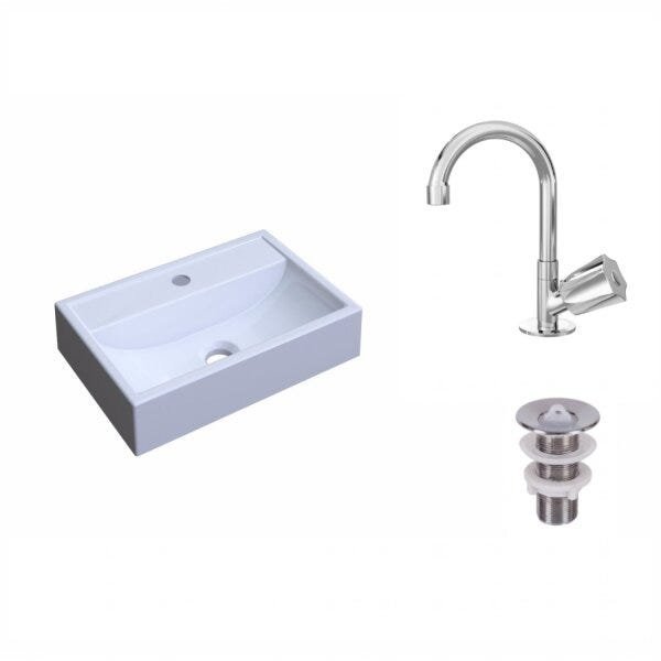 Kit Cuba Q45 com Torneira C50 e Válvula 1 Pol. Abs Compace - 2