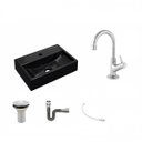 Ver imagem 2 de Kit Cuba Q45 com Torneira 1198 Metal e Válvula 1 Pol. Sifão Cromado e Flexível Compace