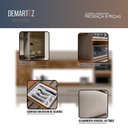 Ver imagem 4 de Cozinha Modulada Proença 8 Peças Torre Quente e Cristaleira Nogueira Nude Prime Tx - Demartez
