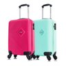 Kit Malas de Viagem Bordo 2 Peças Pink e Verde Zug Swiss Move - 1