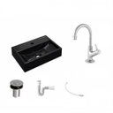 Ver imagem 2 de Kit Cuba Q45 com Torneira 1198 Metal e Válvula Click 1"b Pol. Sifão Pvc e Flexível Compace