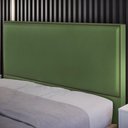 Ver mais imagens de Cabeceira Cama Box Casal Queen 160 Cm Facto Verde Musgo