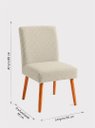 Ver imagem 5 de Cadeira de Jantar Moderna e Minimalista Maya Bouclé