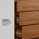 Ver imagem 6 de Guarda Roupa Casal 6 Portas e 6 Gavetas Equador - Nogueira/nude Prime Tx