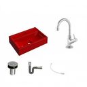 Ver imagem 2 de Kit Cuba Q45 com Torneira 1198 Metal e Válvula Click 1"b Pol. Sifão Cromado e Flexível Compace